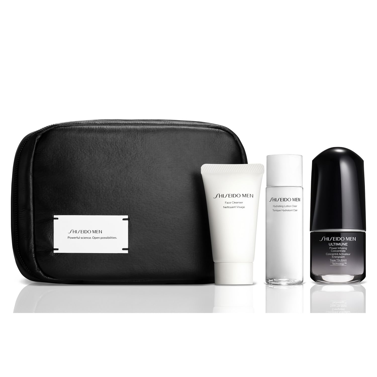 

SHISEIDO MEN Ultimune Пробный набор N Пробный для мужчин - Дорожный набор с цитрусовым и бамбуково-зеленым ароматом 30г+30мл+15мл+Специальный оригинальный дорожный мешочек Дорожный набор Путешествие