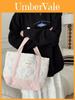 Chic Soft Canvas Handbag With Vintage Floral Patterns Perfect For Commuting And Daily Storage