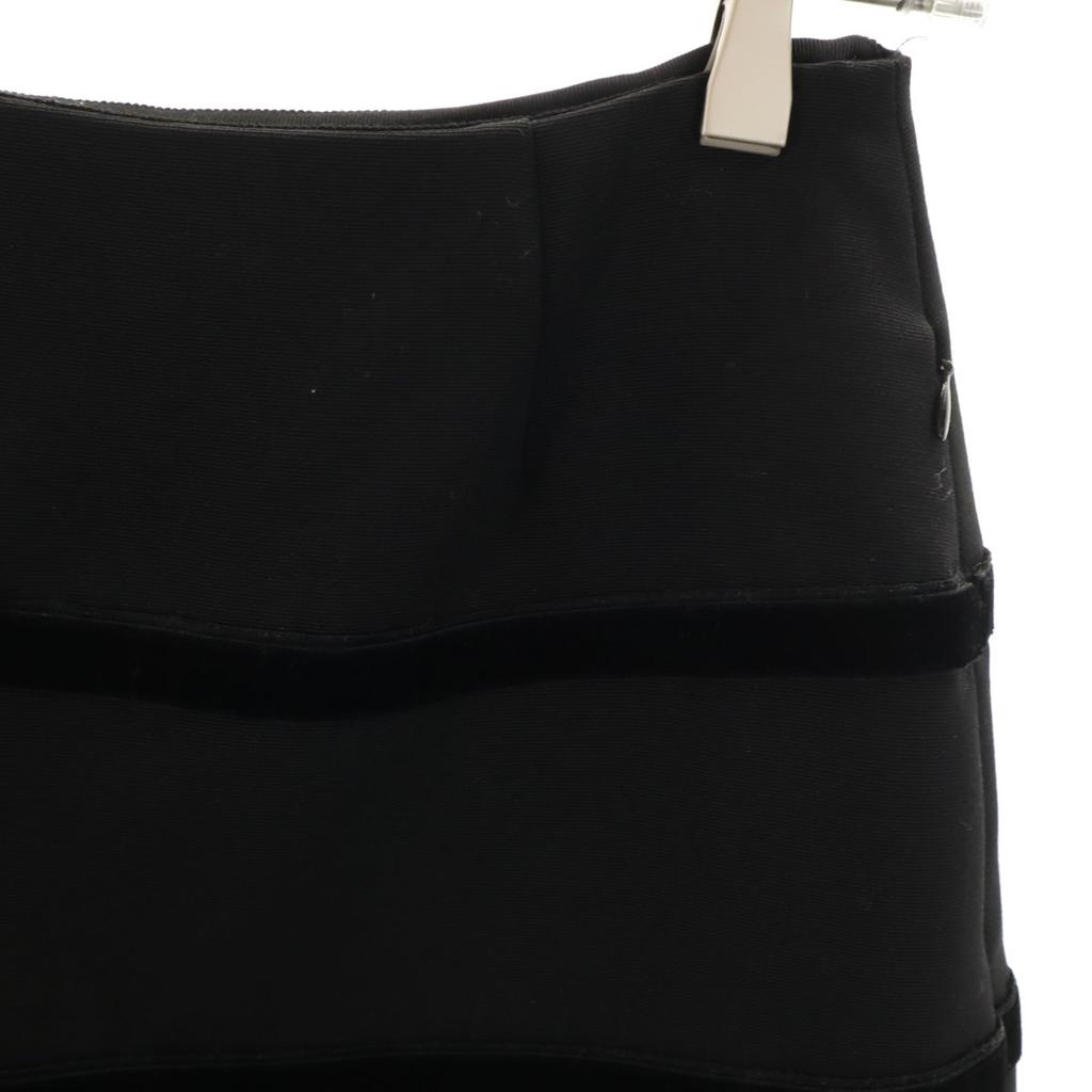 FOXEY Made in Japan wool Midi length flare skirt 38 black Women Used