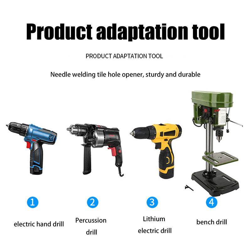 6-16Mm Hexagonal Shank Brazed Dry Ceramic Tile Drill Bit Granite Vitrified Tile Hole Opener Diamond Drill Bit Hole Saw