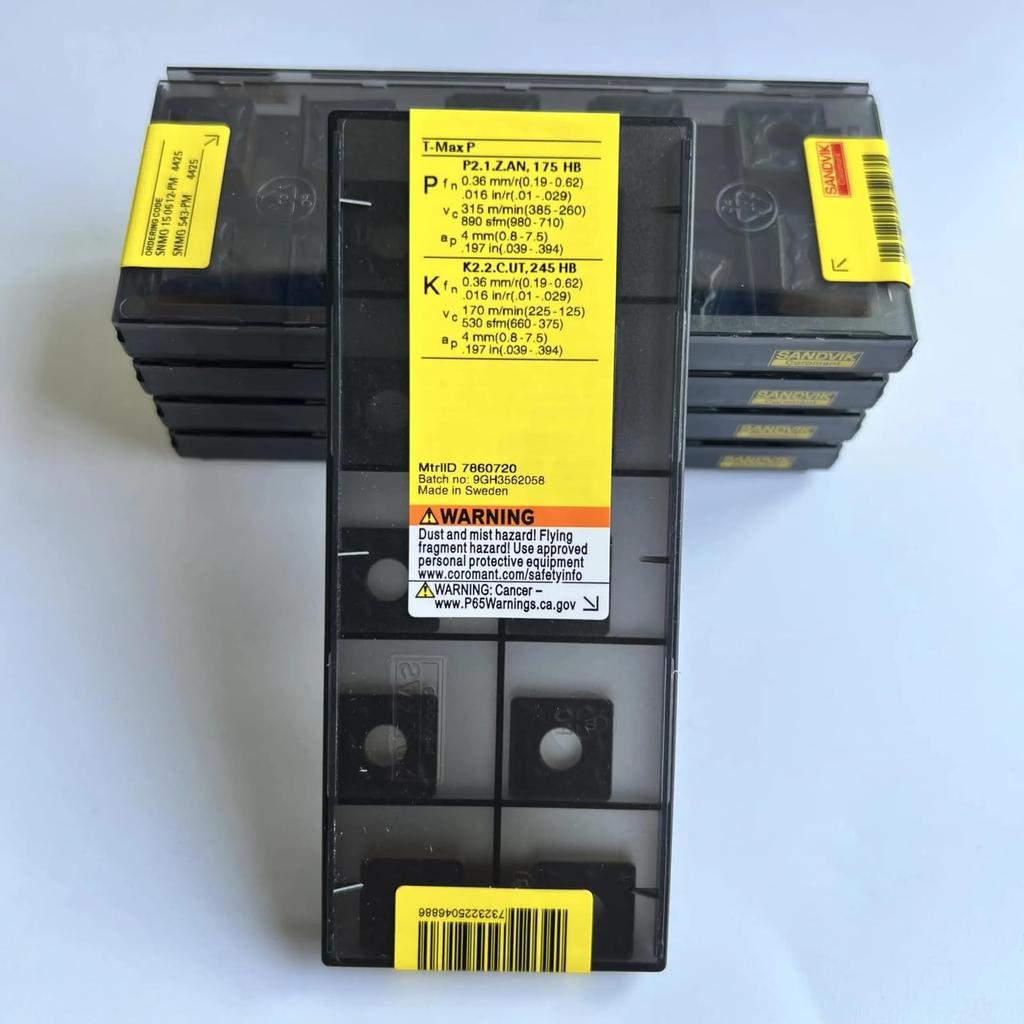 Original Sandvik / SNMG150612-PM 4425  / CNC Lathe Carbide Blade 10 PCS