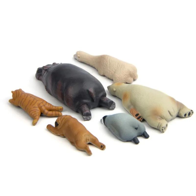 Warme Serie Verschlafener Zoo Corgi Katze Eisbär Seelöwe Orang-Utan Handgefertigt Kühlschrankaufkleber