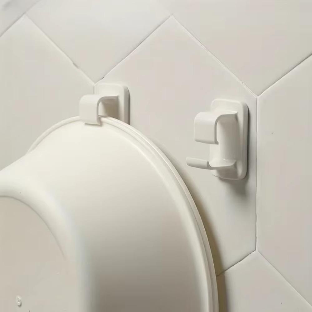 

3 Pcs Multifunction Kitchen Bathroom Rack Adhesive Towel Hanging Holder Home Bathroom