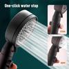 Multi-functional High Pressure Shower Head With 5 Modes,high Pressure Handheld Shower Head With On/off Switch