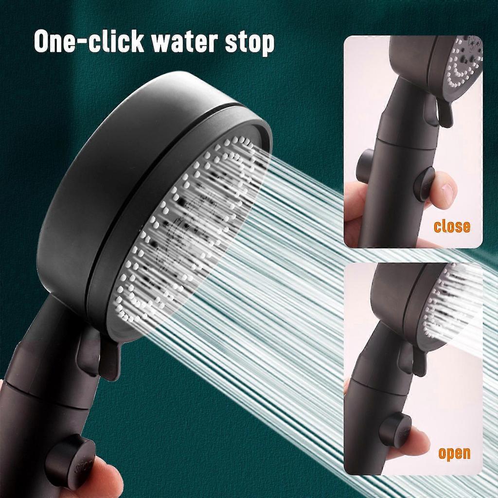 Multi-functional High Pressure Shower Head With 5 Modes,high Pressure Handheld Shower Head With On/off Switch