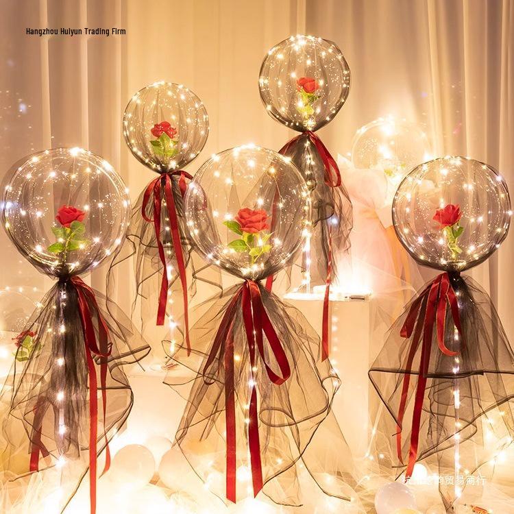 Romantisches Ballon-Deko-Set für Geburtstag oder Heiratsantrag