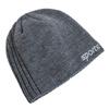Unisex Sport Jacquard Wintermützen Mode Strickmützen für Männer und Frauen Beanie Mütze Outdoor Plüschfell gefüttert Warme Sportmützen