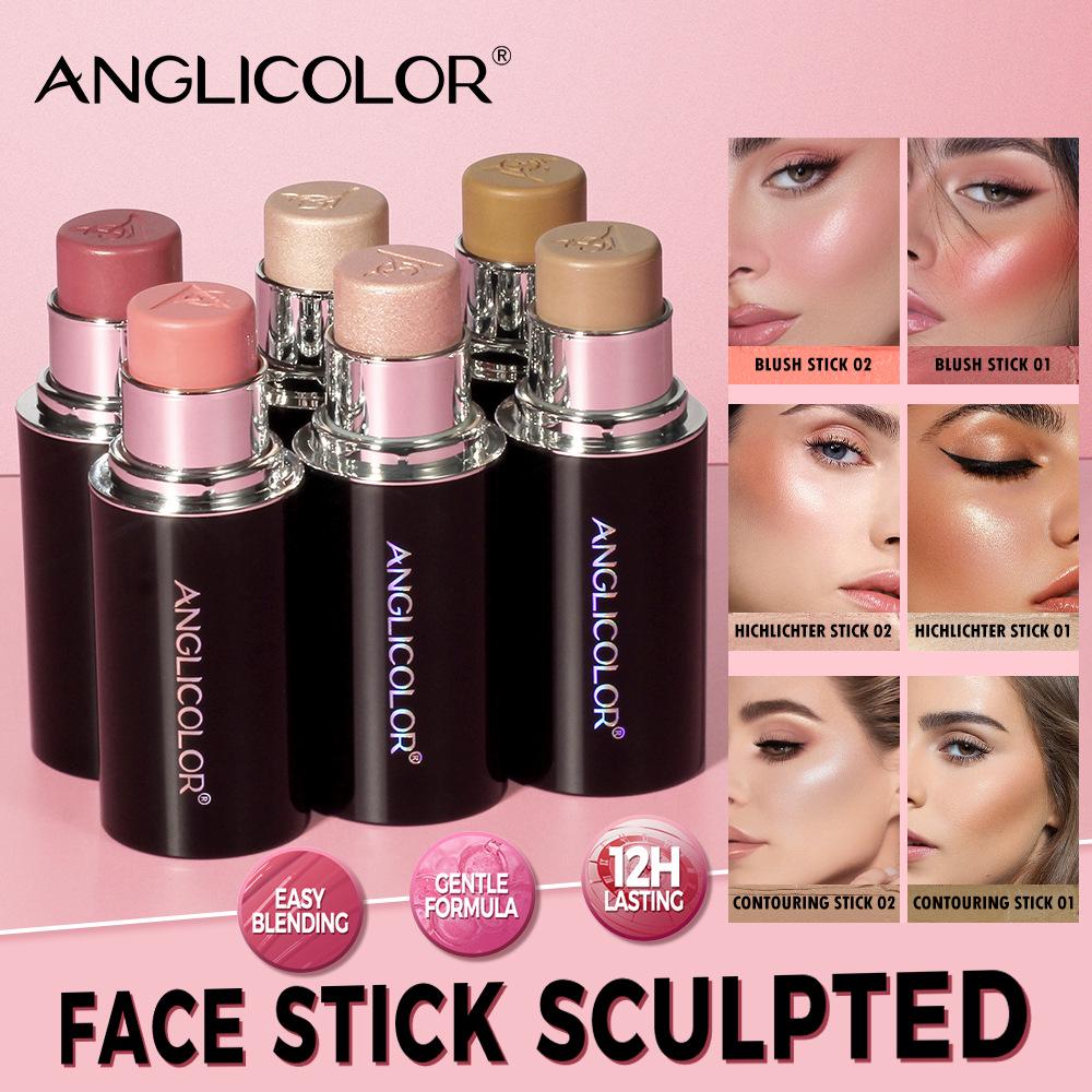 Multicolor Highlighter & Contour Stick for Natural Makeup
