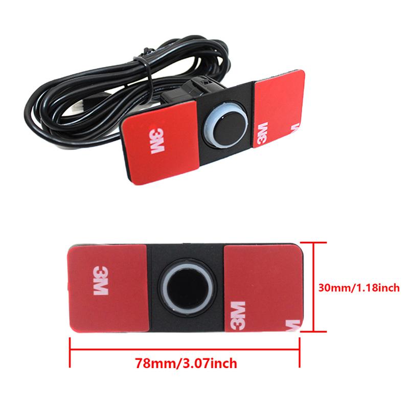 Car Parktronic LED Parking Sensor With 4 Sensors 16mm Reverse Backup Car Parking Radar Monitor Detector System