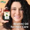 Organic Zing Brahmi Oil Pure & Natural for Skin, Face, Hair Care, Aromatherapy, Diffuser, Conditioner - 30ml