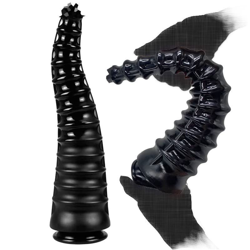 Total Length Diameter Anal Anal Prostate Anal Super Particle Protruding with Suction Black 34cm, 8cm, Plug, Beads, Expansion, Thick, Spiral, Bumps,