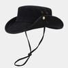Breathable Cotton Bucket Hat For Outdoor Activity Foldable Sun Protective Unisex Design Fisherman Hat For Women Men