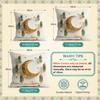 Ramadan moon and lantern flowers Cushions Pillowcase Polyester Cushion Cover Throw Pillow Pillowcover Home Car Sofa Decor