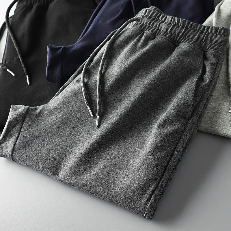 Overplus Order Men's Cut the Tag off Cattle Goods Sweatpants Men's Fashion Brand Ankle-tied Trendy All-Match Sweat pants Export Casual Long Pants