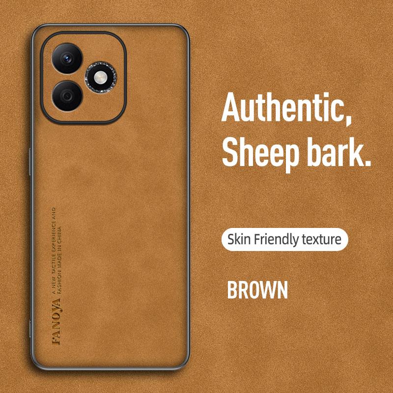 

PU Leather Sheepskin Feeling Phone Case For Honor X8d Protective Cover Fundas Coque Capa Honor X8d