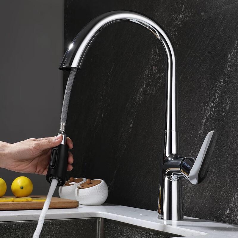 TLXT Pull-Out Hot & Cold Kitchen Faucet