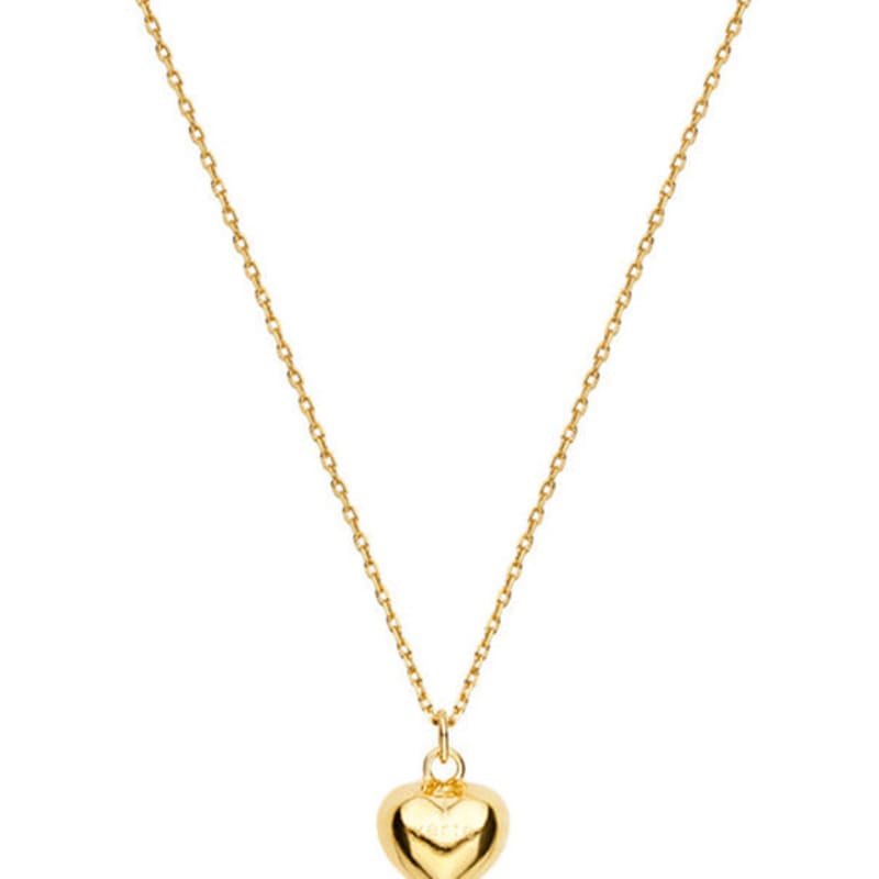 Verte [925 Silver] Un.silver.10 / Full Heart Necklace (10mm)(silver)