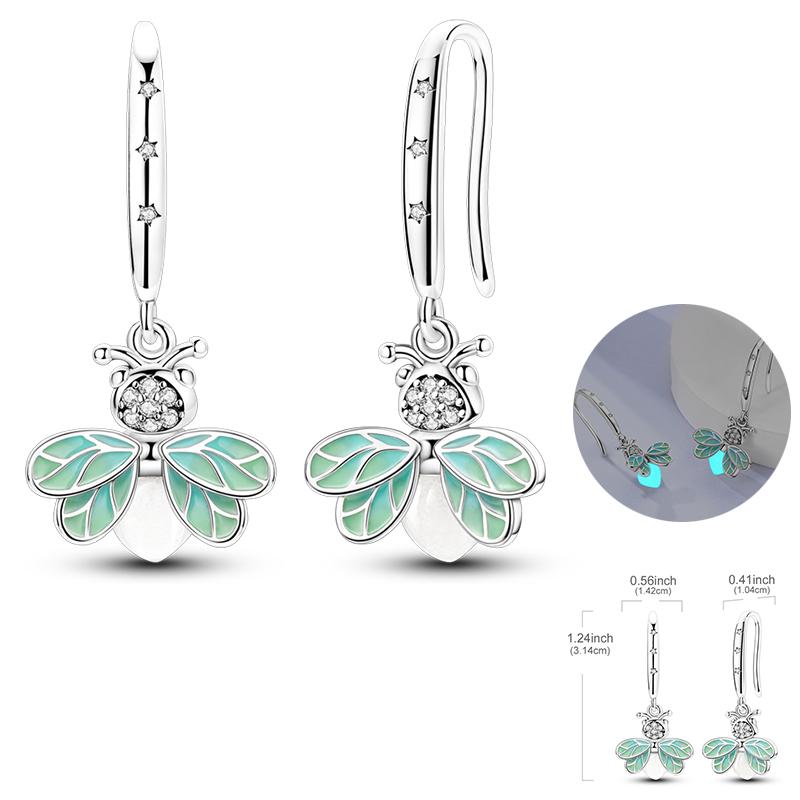 Early Spring 925 Silver Pink Tulip Sunflower Butterfly Grape Sweet Fresh Earrings Fit For Engagement Fine Jewelry Gifts