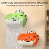 Electric Dinosaur Bath Bubble Machine Automatic Music Bubble Blower With Suction Cup Baby Bathing Water Playing Toddlers Toy Sets