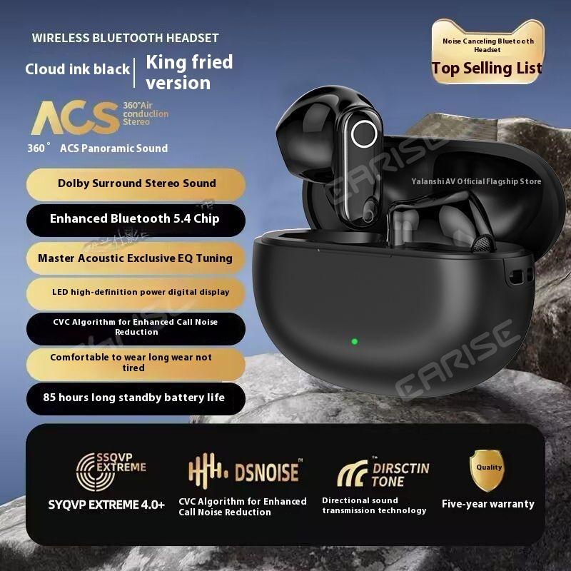 48H Play Time Hifi Stereo Earbud In-ear Wireless Bluetooth Headphones Waterproof Sports Gamer Handsets Noise Reduction Earphones