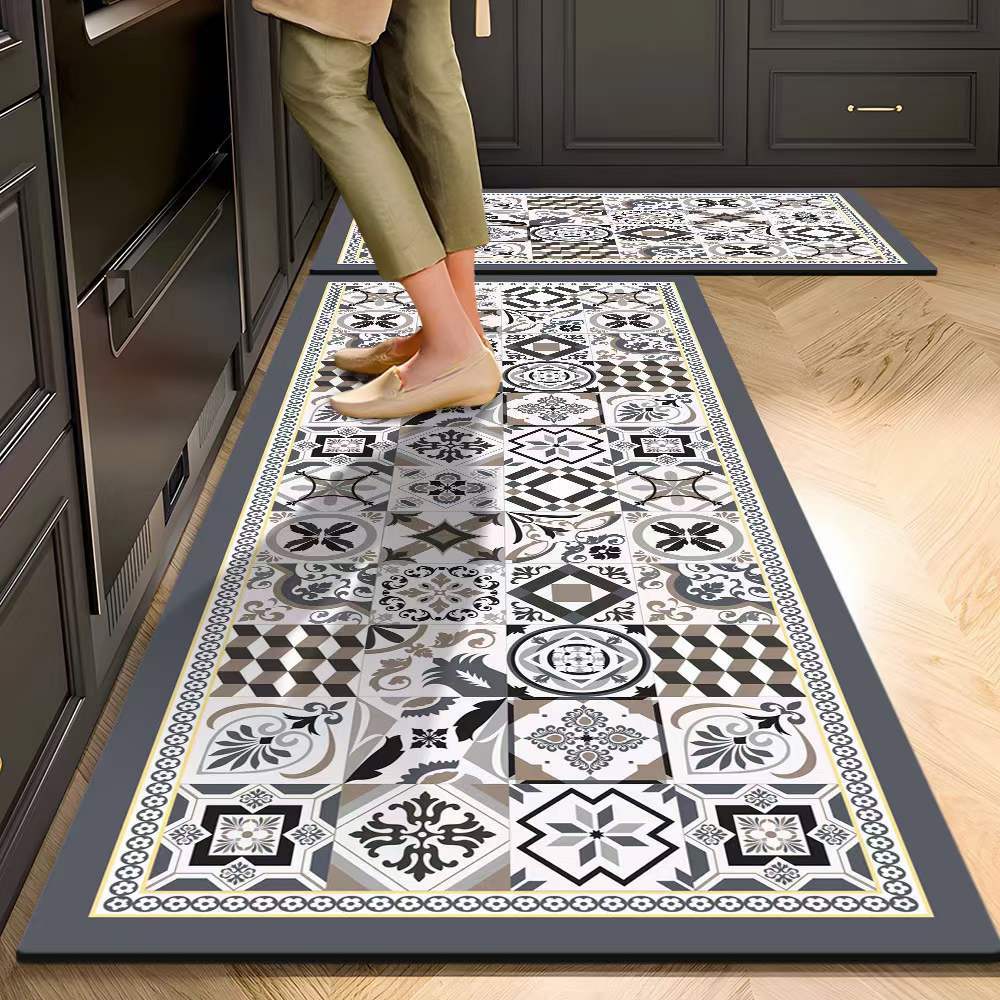 

Многоцелевой коврик из силикагеля, водопоглощающий и противоскользящий, идеально подходит для кухни, ванной комнаты и прихожей. 60*180cm