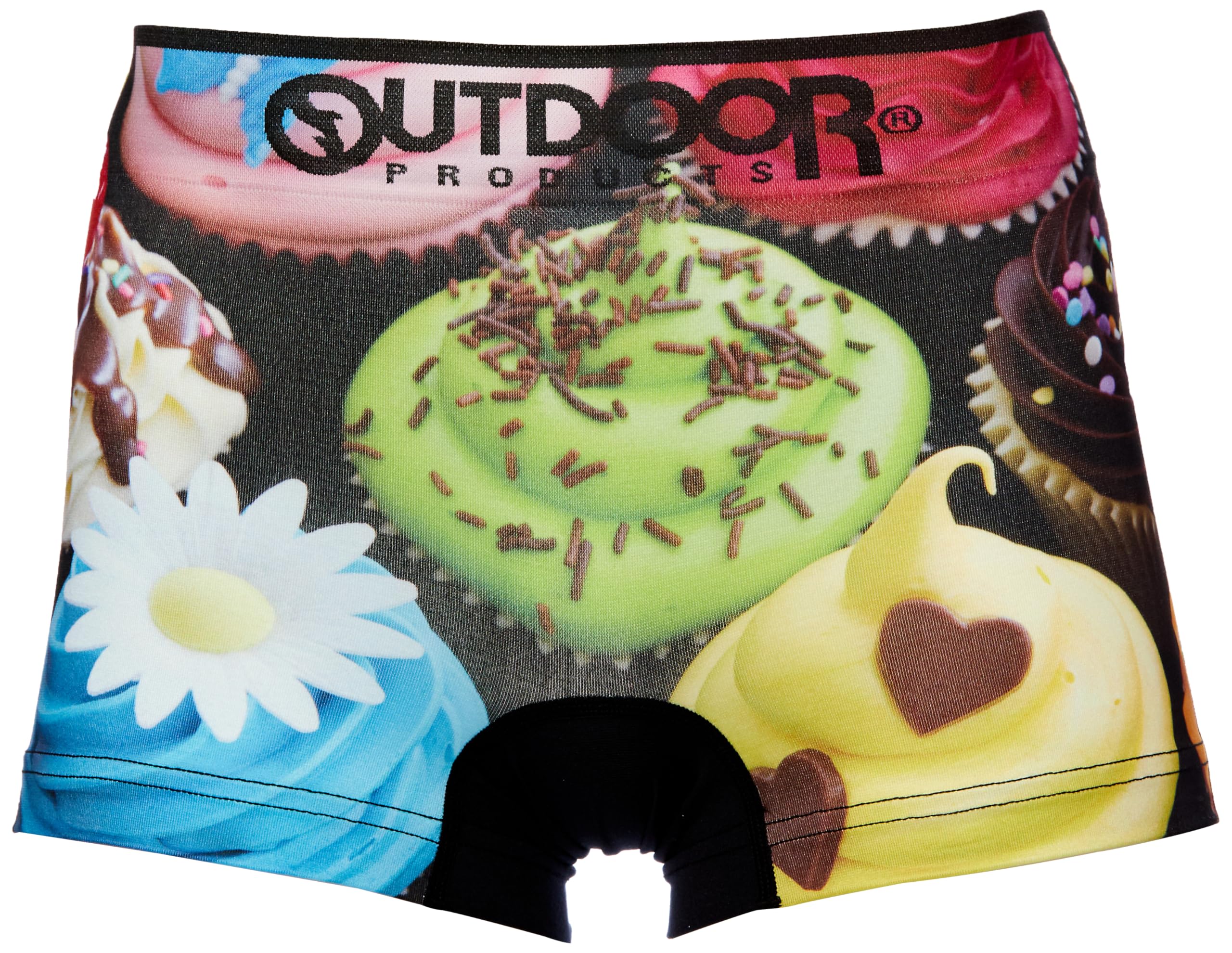 

Outdoor Products Sweets Molded Boxer Briefs, Cupcake, Size L