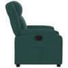 Recliner Chair Dark Green Fabric