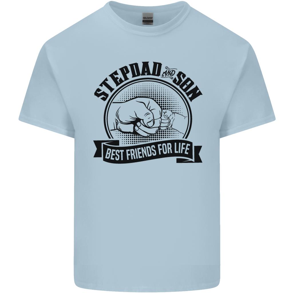Stepdad Son Best Friends Fathers Day Unisexs Light Cotton TShirt