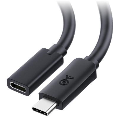 Cable Matters 40Gbps USB4 Extension Cable Supports 240W and 40Gbps Data USB4 Extension True Reversible USBC Male To Thunderbolt Port Compatible -