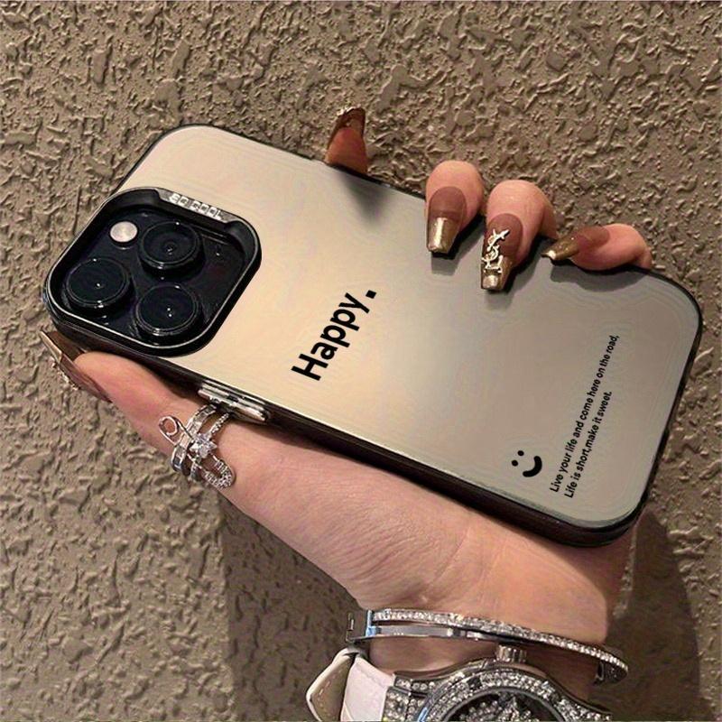 Advanced laser phone case with a pattern of understanding life sentences printed on it For iPhone 11 121314151617 XS XR X 12 13 Plus Pro Max SE series