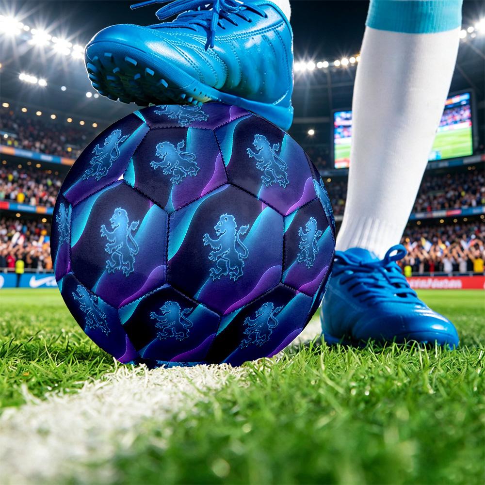 Aston Villa FootballPrinted Size 5 Soccer Ball, Anti Slip Adult Match Football Souvenir for Football Fans