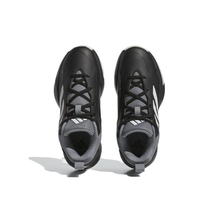 Adidas Cross Em Up Select J Black White Grey Kids Sneakers Core-Black Cloud-White Grey-Three IE9255