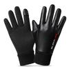 Men Winter Gloves 2 Finger Flip Cycling Gloves Waterproof Warm Gloves Windproof Fleece Gloves for Running Cycling Driving Hiking