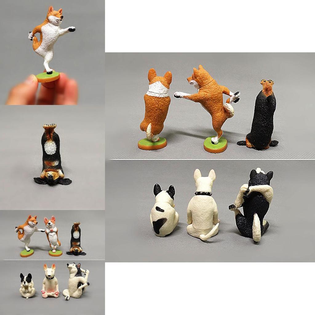 Bulldog Pvc Figurine With Realistic Animal Design For Home Decor And Gift