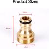 Brass Brass Faucet Universal Hose Adapters Brass Quick Connector Brass Faucet Connector  Bathroom