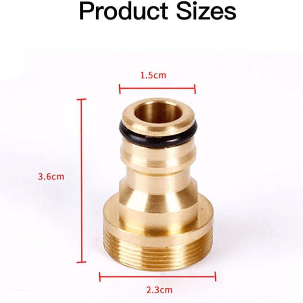 Brass Brass Faucet Universal Hose Adapters Brass Quick Connector Brass Faucet Connector Bathroom