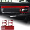 Carbon Fiber Door Panel Frame Cover for Dodge Ram 1500 2500 3500 2016-2018 Interior Trim Moulding