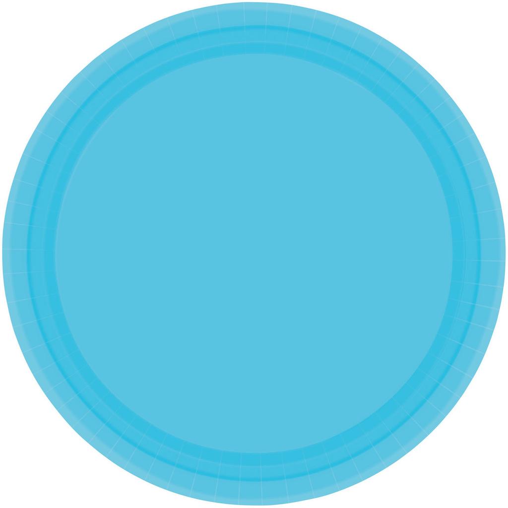 Amscan Paper Plain Dinner Plate (Pack of 8)