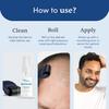 Man Matters Advanced Derma Roller 0,5 mm Titan-Nadeln zur Stimulierung des Bart- und Haarwuchses, Sicher und Einfach zu Bedienen