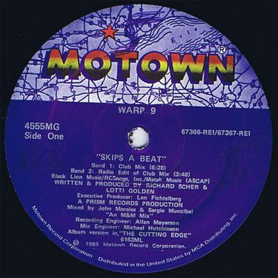 12inch Record WARP 9 - Skips A Beat 67366RE1 Motown 1985 US Dance & Electronica Used