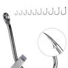 100/500 PCS Fishing Hooks Set #3~#12 Carbon Steel Single Circle Fishhook Fly Fishing Jip Barbed Carp Hooks Sea Tackle Accessorie