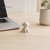 Cute Animal Sculpture Dog Figurine, 3D Printed Puppy Sculpture, Small Smile Desktop Desk Accessory Ornament for Living Room Table Decor, Gifts Lovers