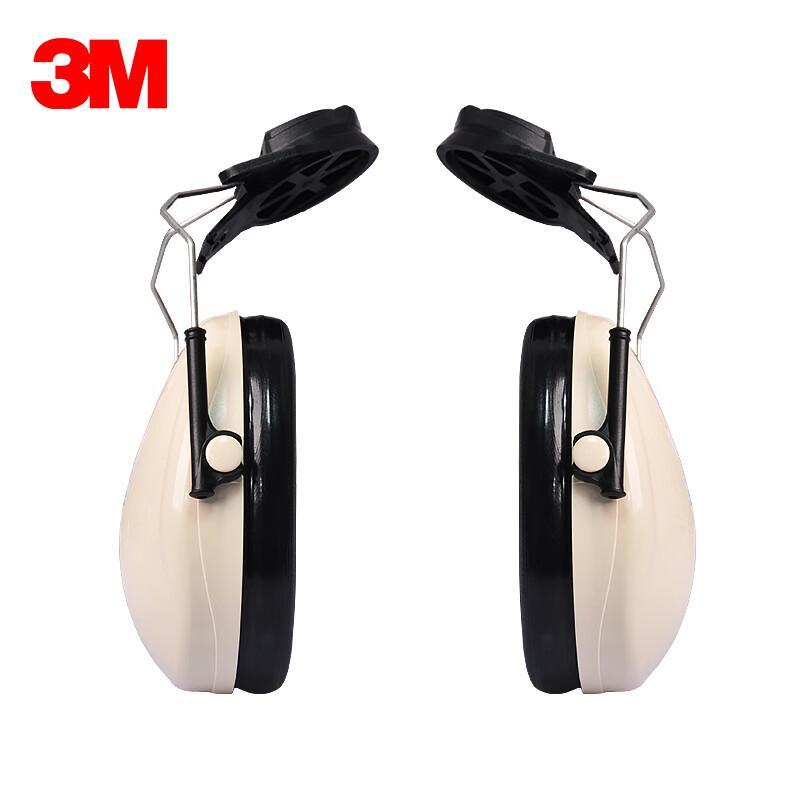 3M H6P3E Helmet-Mounted Noise-Reducing Earmuffs One Size