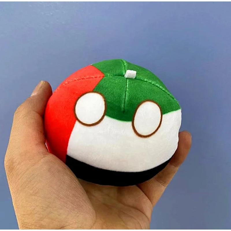 10cm Peluche Carino Countryball Polandball Bambole Ripiene Giocattoli Corti Anime Borsa Cuscino Mini Portachiavi Ciondolo Regali Cosplay