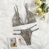 Weiblicher sexy Spitzen-BH, nahtlose Unterwäsche, Bralette, Dessous, ultradünner BH und Slip-Sets