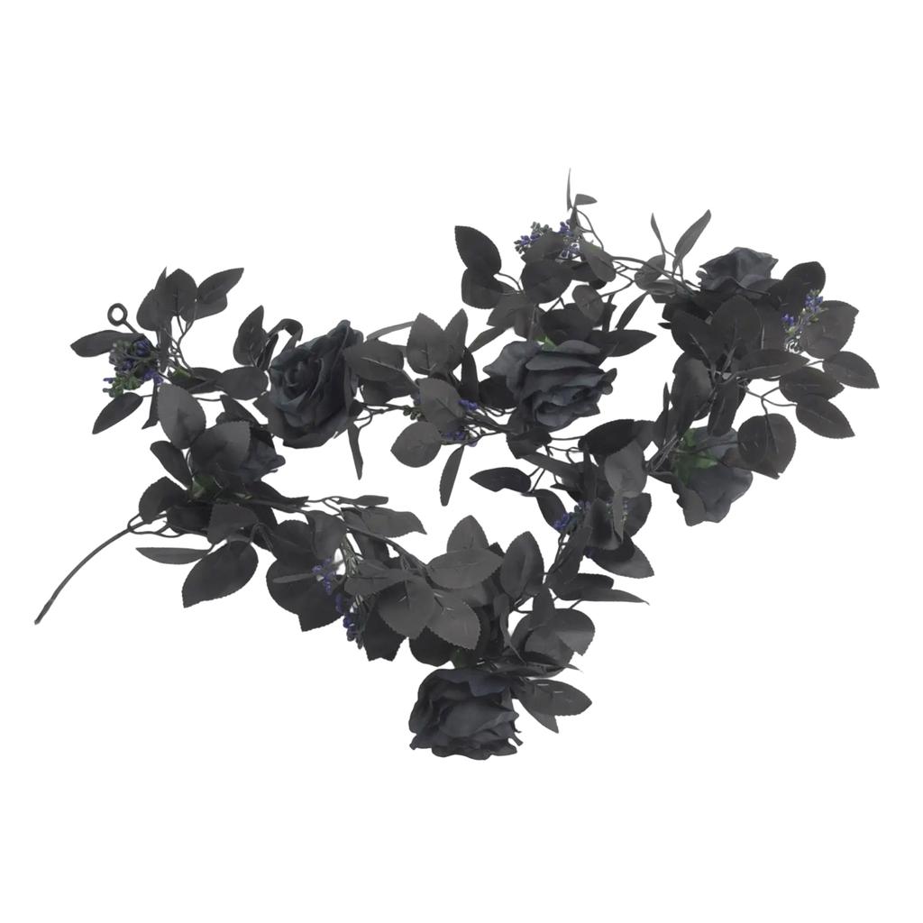 Artificial Flowers Fake Roses Halloween Garland Versatile Decoration