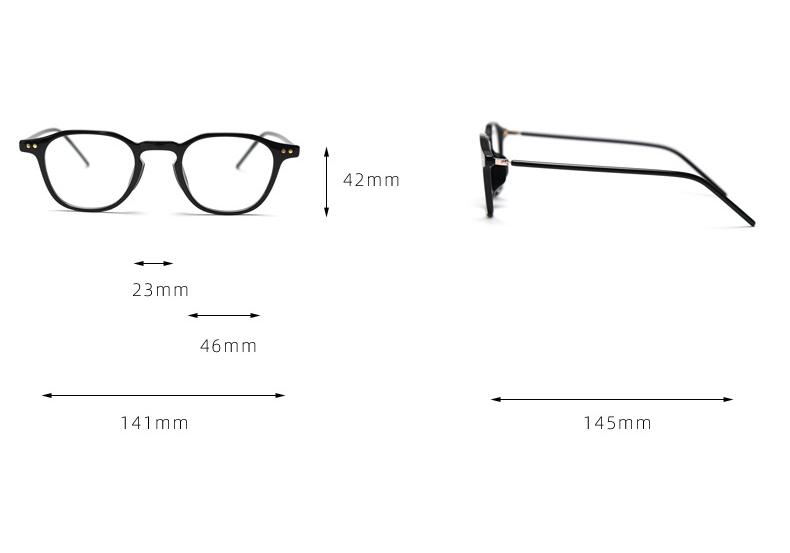 TR90 Frame Retro Art Fashion Anti-blue Glasses