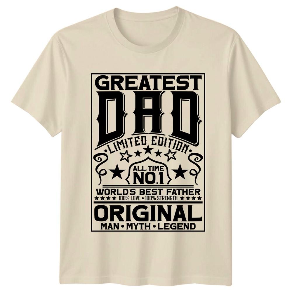 Greatest Dad All Time No 1 Fathers Day Unisexs TShirt Worlds Best Father