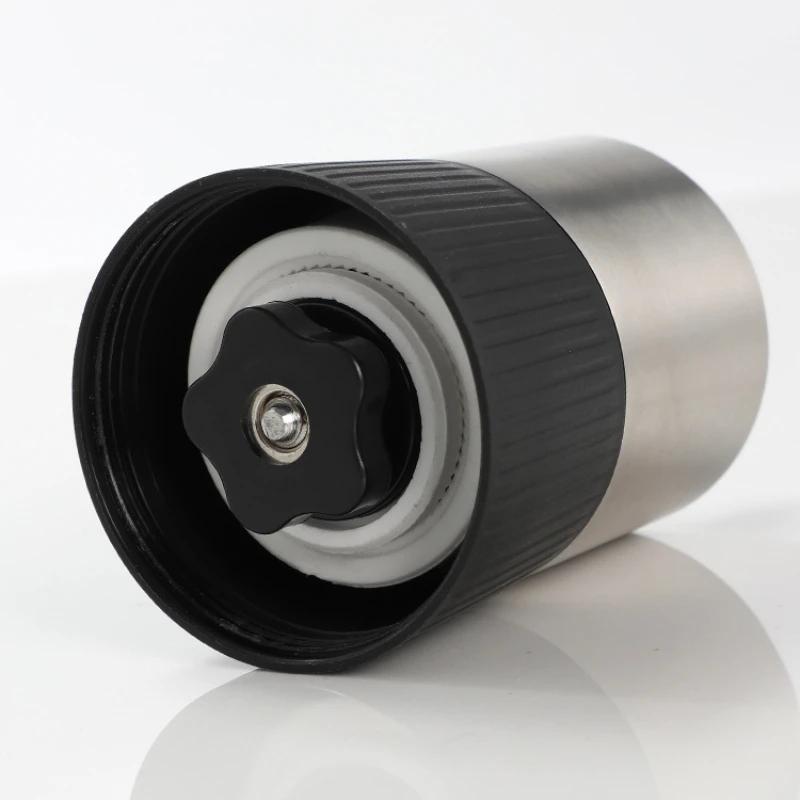 Coffee Machine Mini Hand Cranking Manual Hand Grinding Stainless Steel Ceramic Grinding Core Coffee Grinder Manual Bean Grinder
