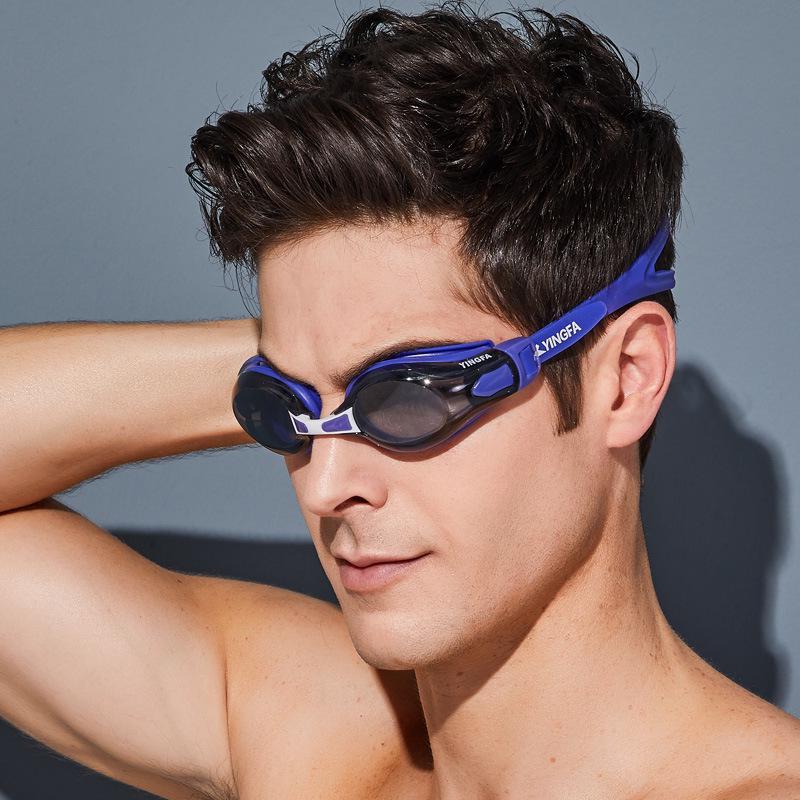 Yingfa Y2800AF Anti-Fog Waterproof Swimming Goggles for Men & Women - Large Frame & Comfortable Fit